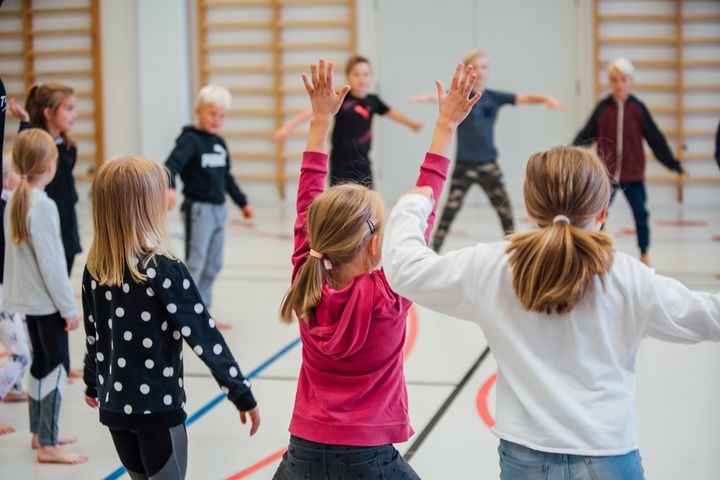 Liikunnan riemua Tutkijoiden yössä.