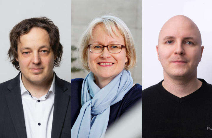 Timo Harju Jyväskylän kaupungin elinkeinopalveluista, Karoliina Honkala Jyväskylän yliopistosta ja Mikko Lappalainen VTT Oy:stä ovat asiantuntijoina vetytaloutta käsittelevässä Tiedeillassa 30.1.