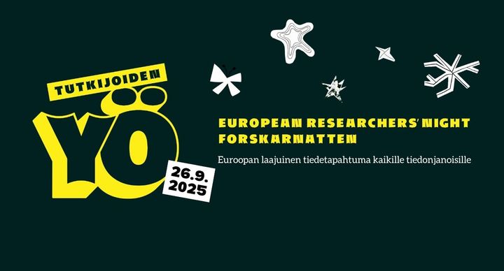 Tutkijoiden yö 26.9.2025 tiedetapahtuma
