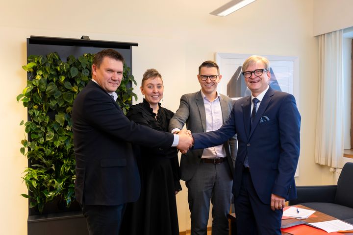 Pasi Raiskinmäki (left), Viivi Villa-Nuottajärvi, Olli Hänninen, Jari Ojala