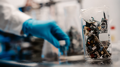 Käytöstä poistettu elektroniikkajäte sisältää kestomagneetteja, jotka ovat mahdollinen lähde muun muassa neodyymille, praseodyymille ja dysprosiumille.