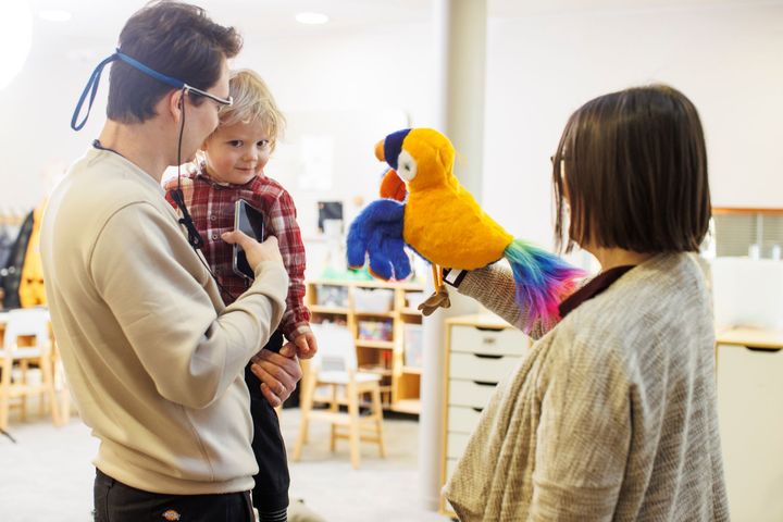 Jyväskylän yliopiston uutta Child and Family Lab -tutkimusympäristöä voidaan hyödyntää sekä lasten että aikuisten tutkimiseen.