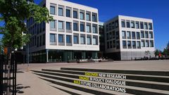 Portaat Jyväskylän yliopiston Ruusupuisto-rakennusksen edustalla