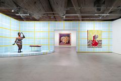 Tschabalala Self: Från samma kvarter © Paula Virta / EMMA – Esbo moderna konstmuseum