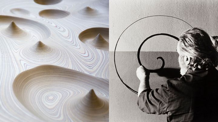 Ultima Thule (relief), 1967. Finska statens konstsamling © Ella Tommila / EMMA (vänster), Tapio Wirkkala © Sami Wirkkala (höger)