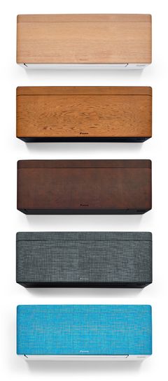 Daikin Stylish -ilmalämpöpumppujen uudet design-vaihtoehdot tuovat sisäyksikköön puun, nahan ja tekstiilipinnan ilmettä. Pinnat on suunniteltu muistuttamaan luonnonmateriaaleja, kuten vaaleaa tai tummaa puuta, tummanruskeaa nahkaa ja harmaata tai värikästä kangasta. Ne ovat helposti puhdistettavia sekä kestäviä. Vaihtoehdot täydentävät nykyisiä valkoisia ja mustia Stylish-malleja ja antavat mahdollisuuden valita entistä paremmin kodin tyyliin sopiva laite.