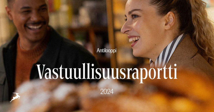Antiloopin vastuullisuustyön painopisteet ovat hiilineutraalius ja hyvinvointi. Yhtiö on sitoutunut YK:n kestävän kehityksen tavoitteisiin.
