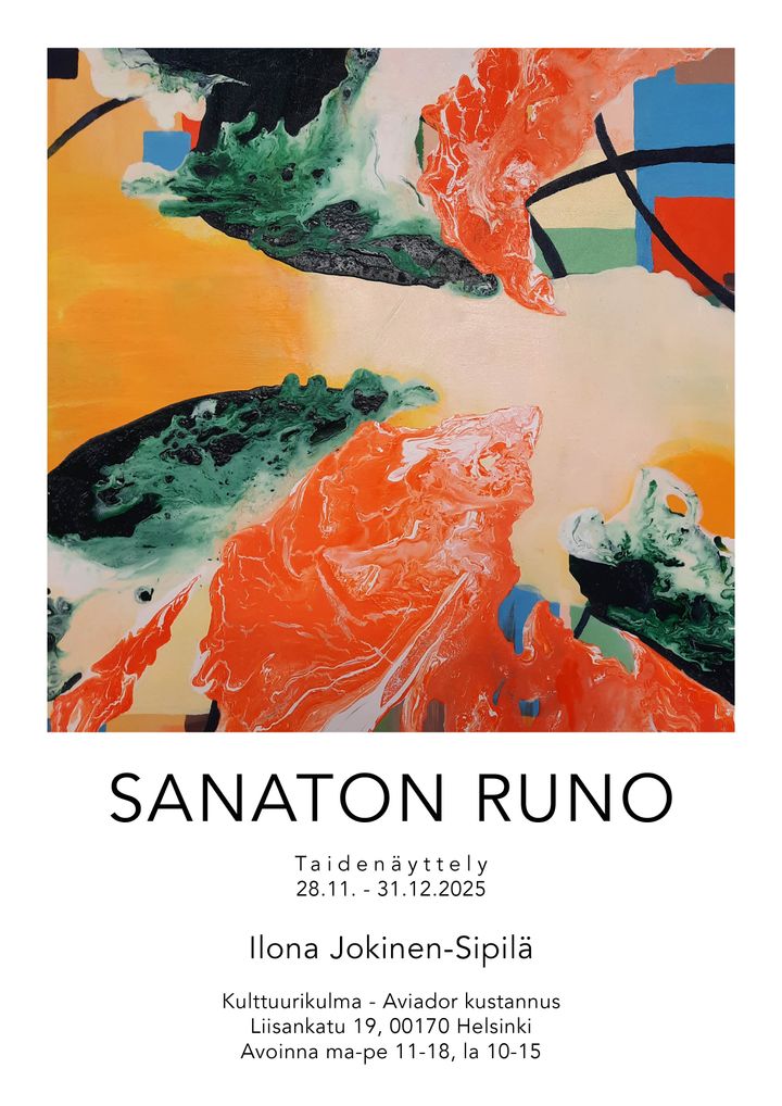Näyttelyjuliste: Ilona Jokinen-Sipilä