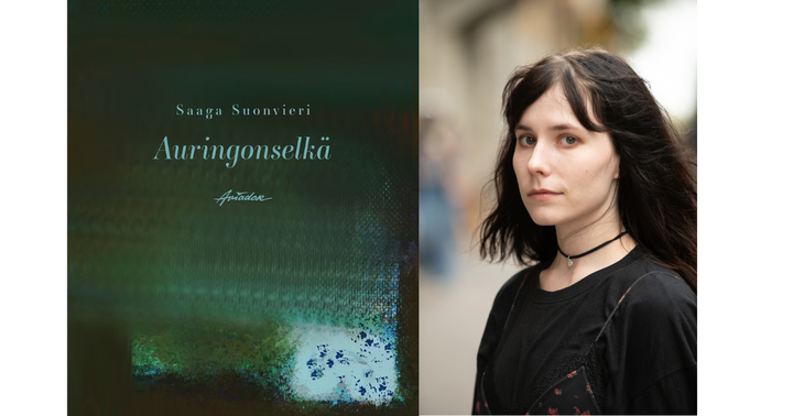Auringonselkä (Kansi: Iiris Kallunki) ja Saaga Suonvieri (Kuva: Ari Haimi)