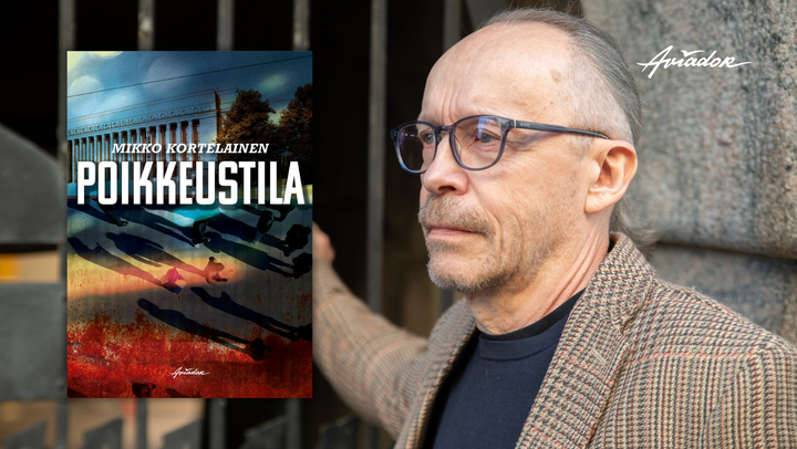 Poikkeustila (Kansi: Iiris Kallunki), Mikko Kortelainen (Kuva: Ari Haimi)