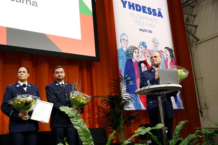 Vuoden koulutusvaikuttaja -tunnustus luovutettiin Etelä-Karjalan ankkuritoiminnalle Educa-messuilla 27.1.