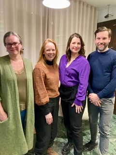 Anna Friman, Alma Pöysti, Eva Frantz, Martin Welander. Foto: Schildts & Söderströms