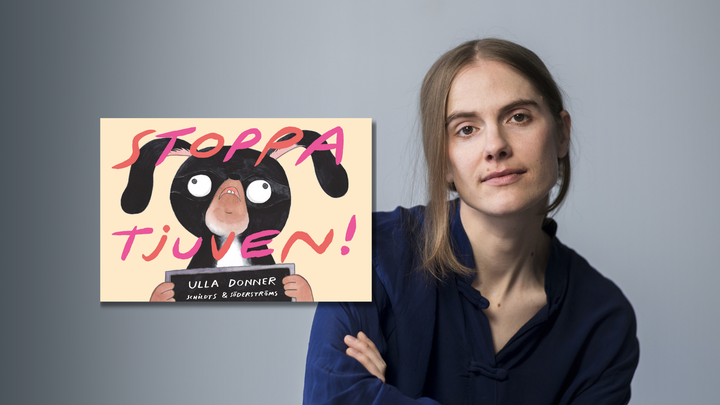Tjuven rusar och rimmen rullar! – Inget moraliskt djup, inte en enda svår fråga. Men jag vågar lova att den är rolig! säger Ulla Donner om sin barnbok.