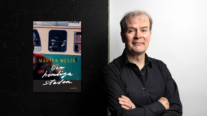 Omslaget till Mårten Westös nya novellsamling är skapat av illustratören Sanna Mander
