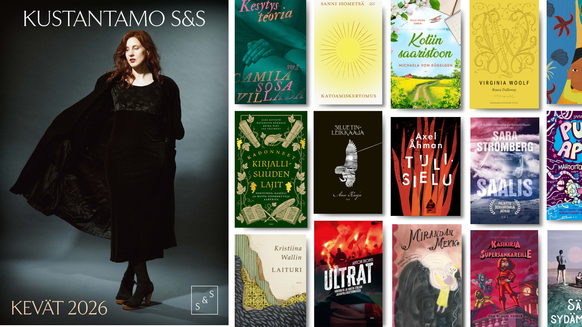 Kustantamo S&S esittelee kevään 2026 kirjat