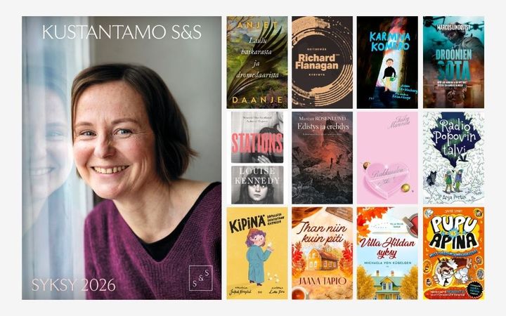 Luettelon kannessa on Anja Portin, jonka Finlandia-palkittu Radio Popov saa jatkoa syyskuussa.