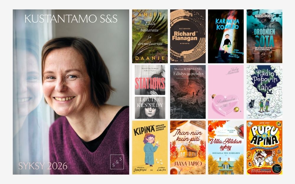 Kustantamo S&S esittelee syksyn 2026 kirjat