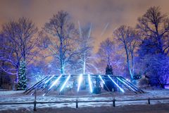 Saimaa Theme by Antti Puumalainen was presented at the 4th annual Lux Korkeasaari event. Photo: Otso Kähönen