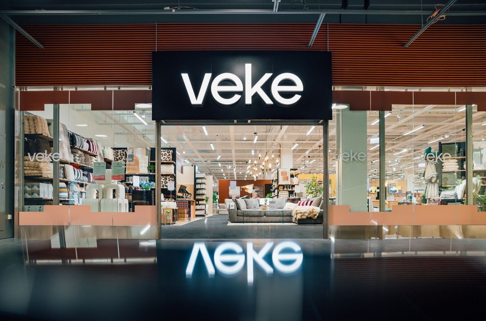 Veke Helsinki sijaitsee Lanternan kauppakeskuksen ensimmäisessä kerroksessa. Alexander Store / Lumiko Creative