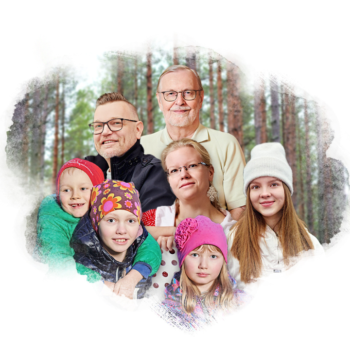 Kaiken ikäisiä ihmisiä yhdessä.