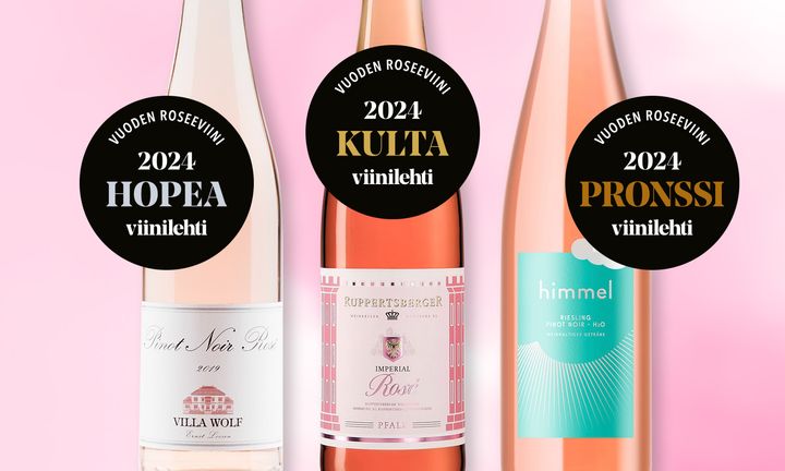 Viinilehden vuoden roseeviinit 2024