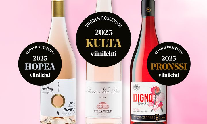 Viinilehden Vuoden roseeviinit 2025