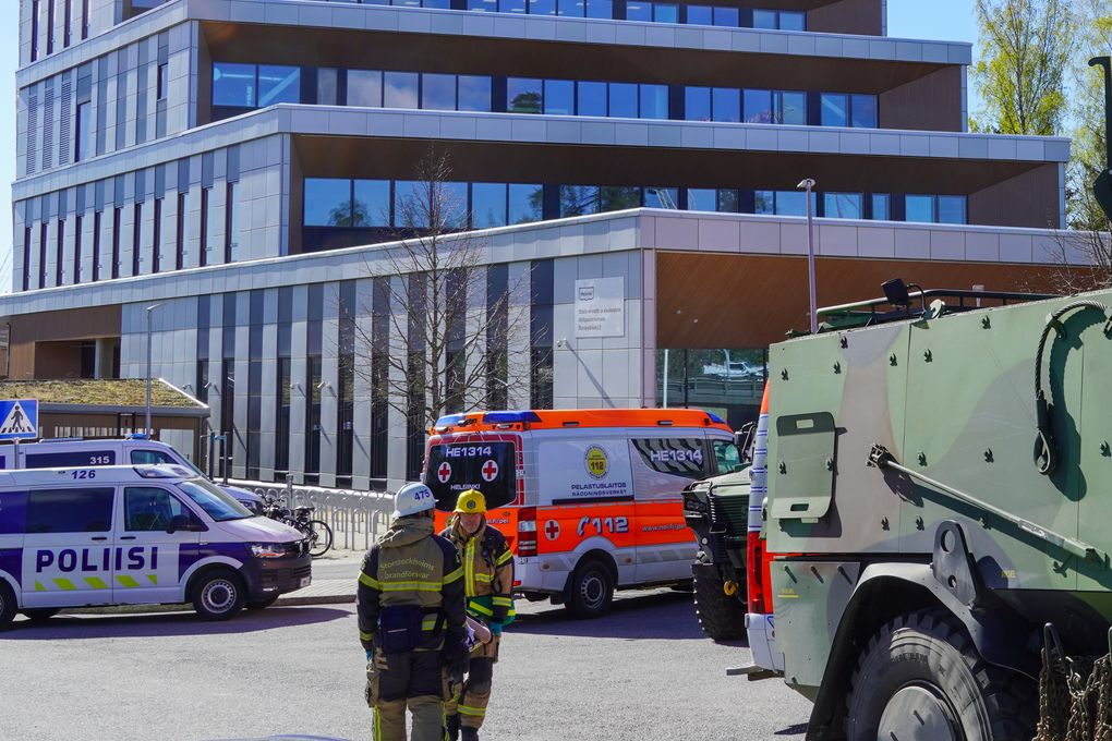 Viranomaisten yhteisharjoitus Myllypurossa