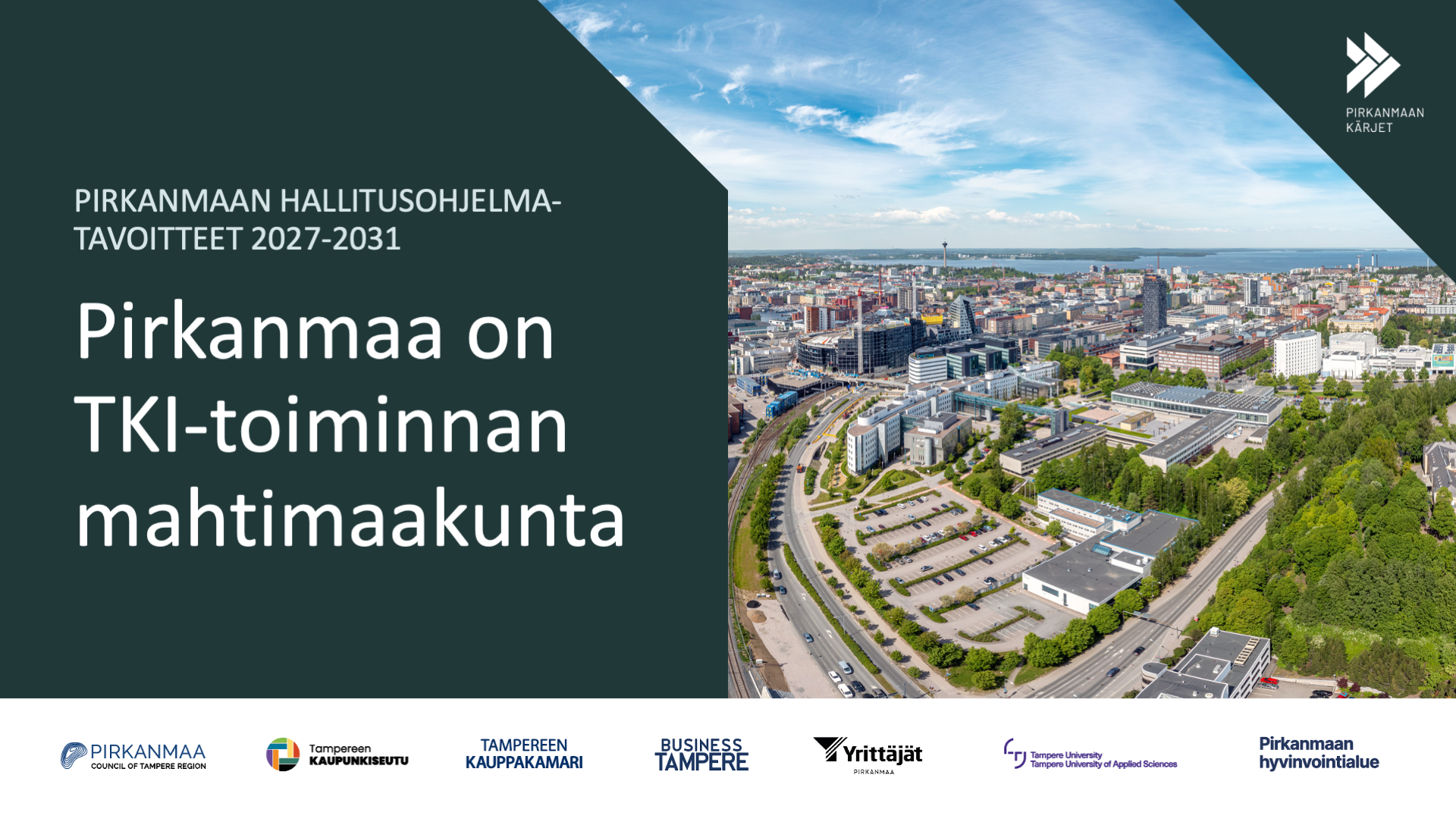 Pirkanmaa vaatii TKI-rahoituksen kohdentamista vahvoille kasvualueille
