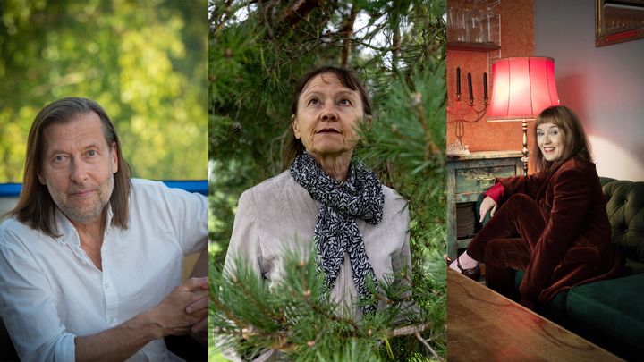 Taideyliopiston Vuoden alumnit 2023 Jan-Erik Andersson, Annette Arlander, Anna Kuoppamäki