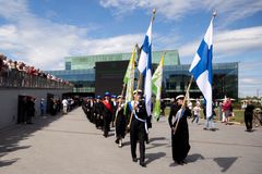 Juhlakulkue Taideyliopiston ensimmäisessä promootiossa 2018