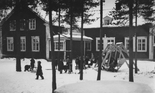 Hyvinkään lastentalo 1920-luvulla / Hyvinkään kaupungin museon kokoelmat.