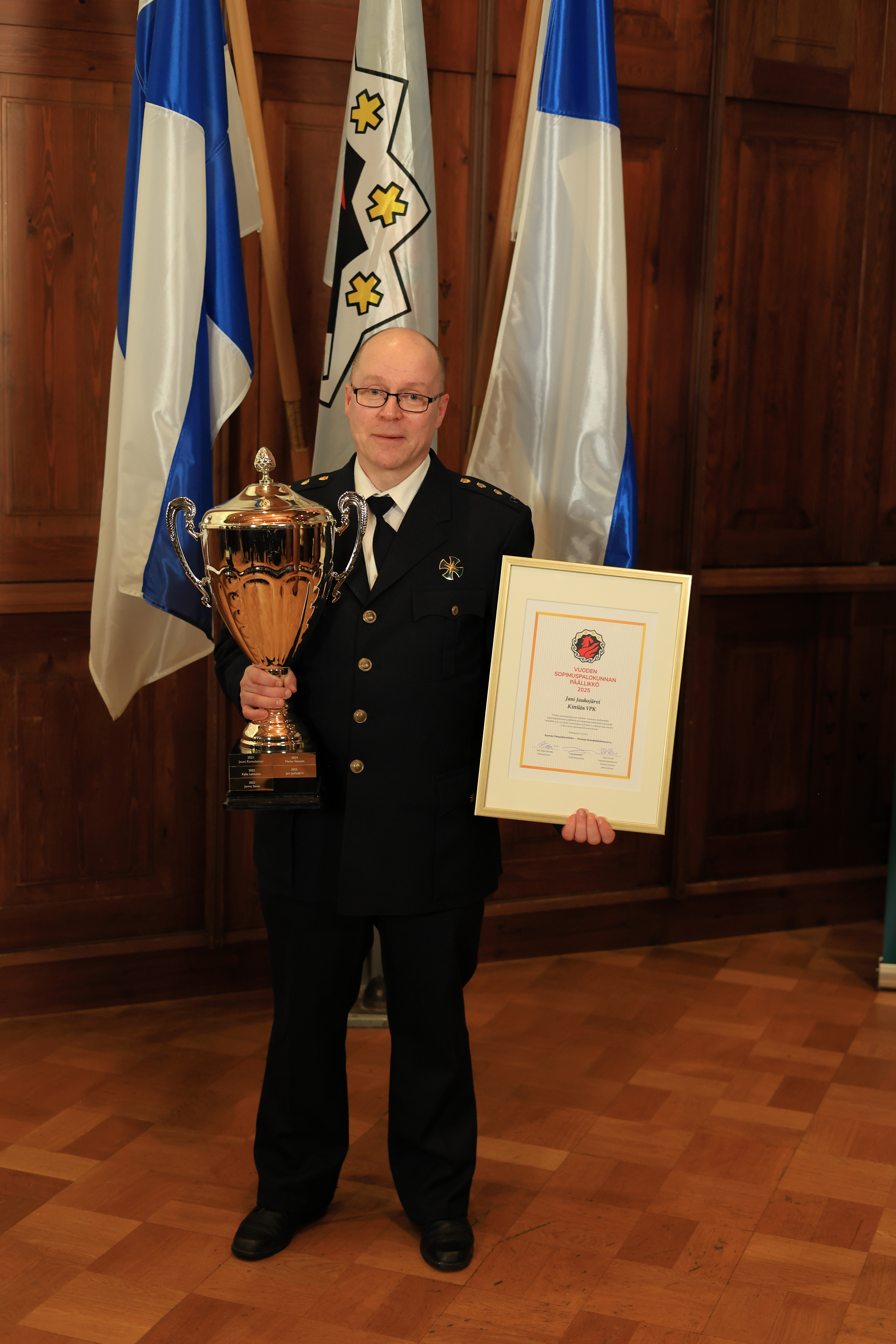 palokunnanpäällikkö Jani Jauhojärvi