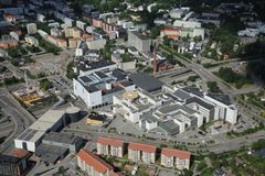 Kuvituskuva. Turun yliopistollinen keskussairaala, näkymä kaakosta.