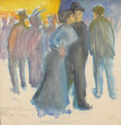 Kaapo Wirtanen: Pariisi, 1910. Hyvinkään taidemuseo / Kaapo Wirtasen perikunnan lahjoituskokoelma.