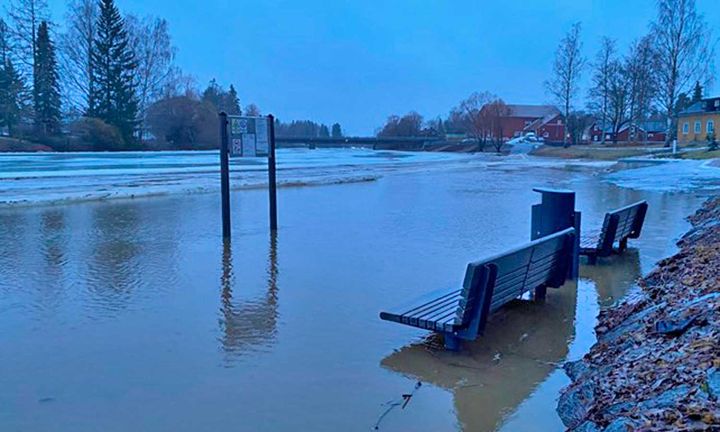 Översvämning i Loimijoki, Vittis.