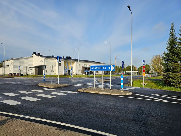 Kunnostettu maantieristeys.