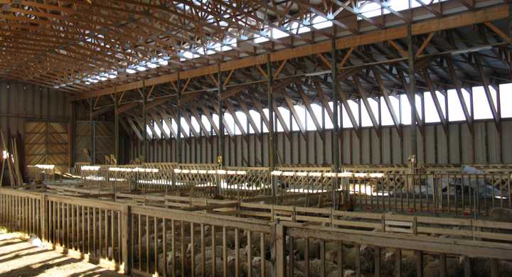 Lampola rakennusvaiheessa