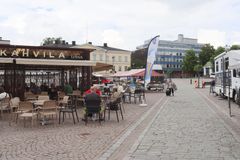 Kuvituskuva: Näkymä Hämeenlinnan torilta.