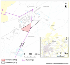 Carbon2X-hankkeen sijainti.