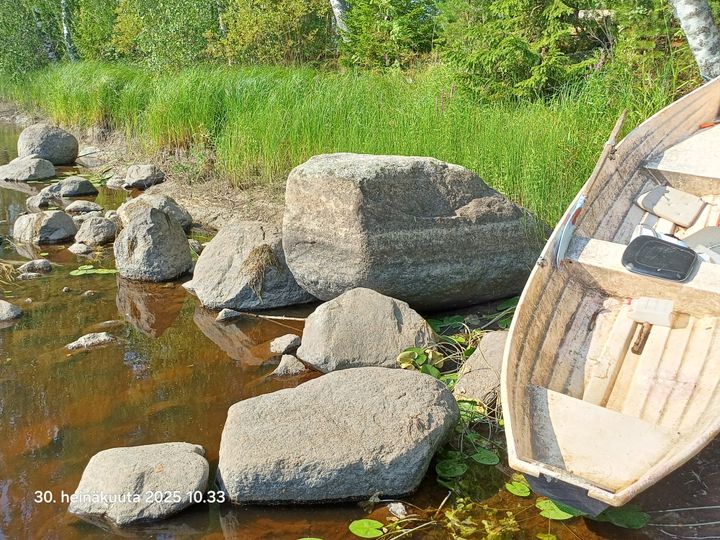 Vedet ovat Keski-Suomessa paikoitellen hyvin matalalla. Kuva: Petteri Kemppi/ Keski-Suomen ELY-keskus