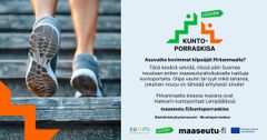 Asuvatko kovimmat kiipeäjät Pirkanmaalla? Siitä otetaan selvää maaseudun kuntoporraskisassa kesällä 2024.