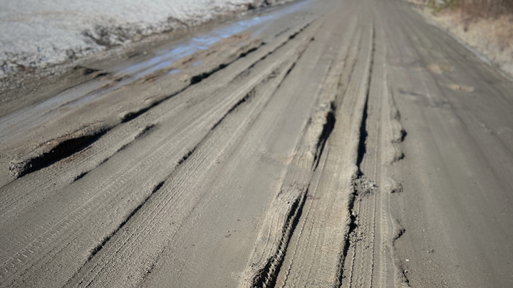 Velliintynyt soratien pinta.