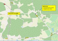 Karttakuva kiertotiestä.