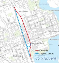 Trafiken dirigeras till tunnlarnas reservrutter medan underhållsarbetena pågår i tunneln. Trafikbegränsning: Körrutt norrut 13.–14.11.2025 kl. 22.00–05.00.