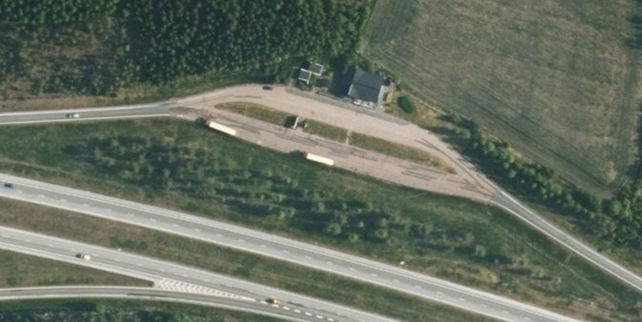 Makarlan levähdysalue valtatiellä 1 Piikkiössä.