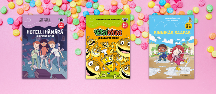 Supersuosittu Vitsipitsa seikkailee uudessa helppolukuisessa sarjassa!