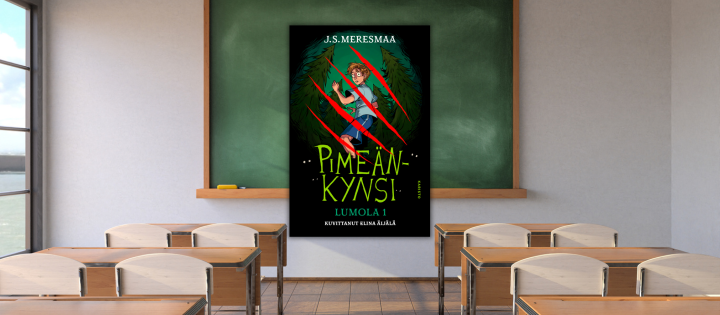 Frisbeegolf-vaikuttaja Jussi Meresmaa ja kirjailija J.S. Meresmaa edistävät lukemista Tampereella