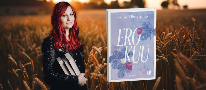 Sanni Ylimartimon Erokuu on haikeansuloinen kirja yhden kesän mittaisesta ensirakkaudesta