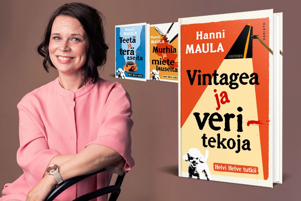 Vapiskaa, rikolliset – Hauhon oma neiti Marple selvittää sekä rikokset että antiikkiaddiktiot! Hanni Maulan hurmaava Vintagea ja veritekoja -esikoisromaani aloittaa sarjan