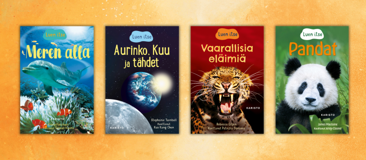 Luen itse on juuri lukemaan oppineiden värikäs tietokirjasarja
